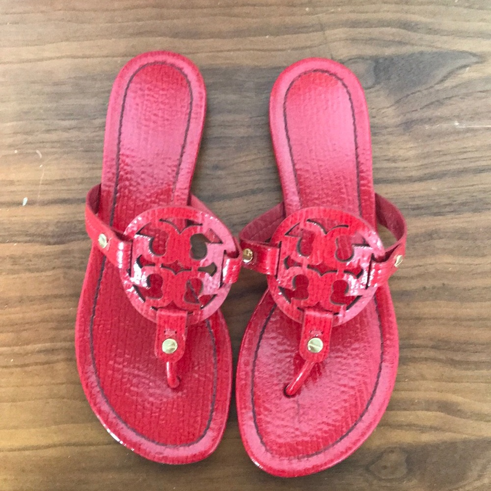 Red Tory Burch Miller Sandal